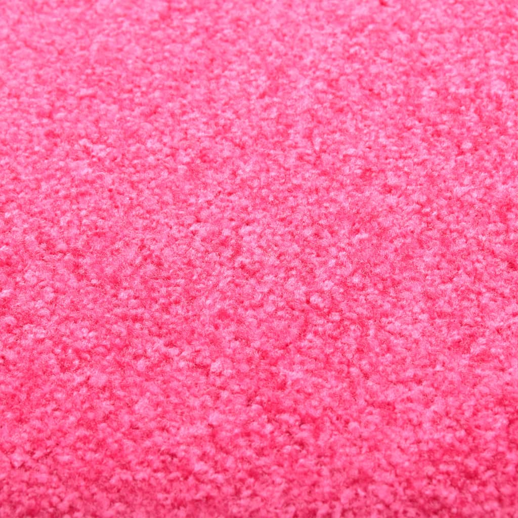 vidaXL Pralni predpražnik roza 90x120 cm