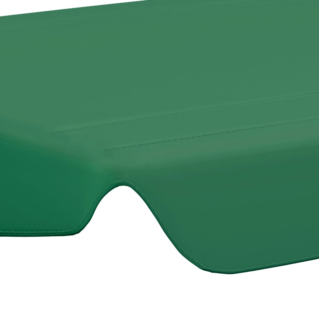 vidaXL Streha za vrtno gugalnico zelena 150/130x105/70 cm