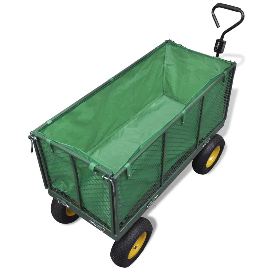 vidaXL Vrtni voziček 350 kg nosilnost