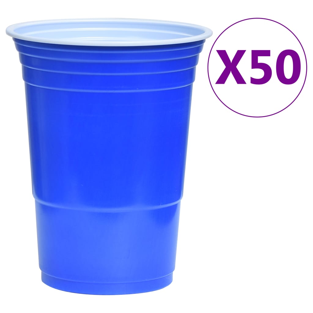 vidaXL Komplet pripomočkov za Beer Pong 0,5 L plastika