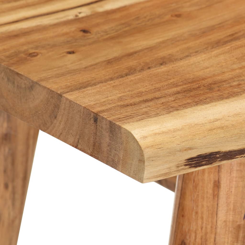 vidaXL Nočna mizica trden akacijev les 45x32x55 cm