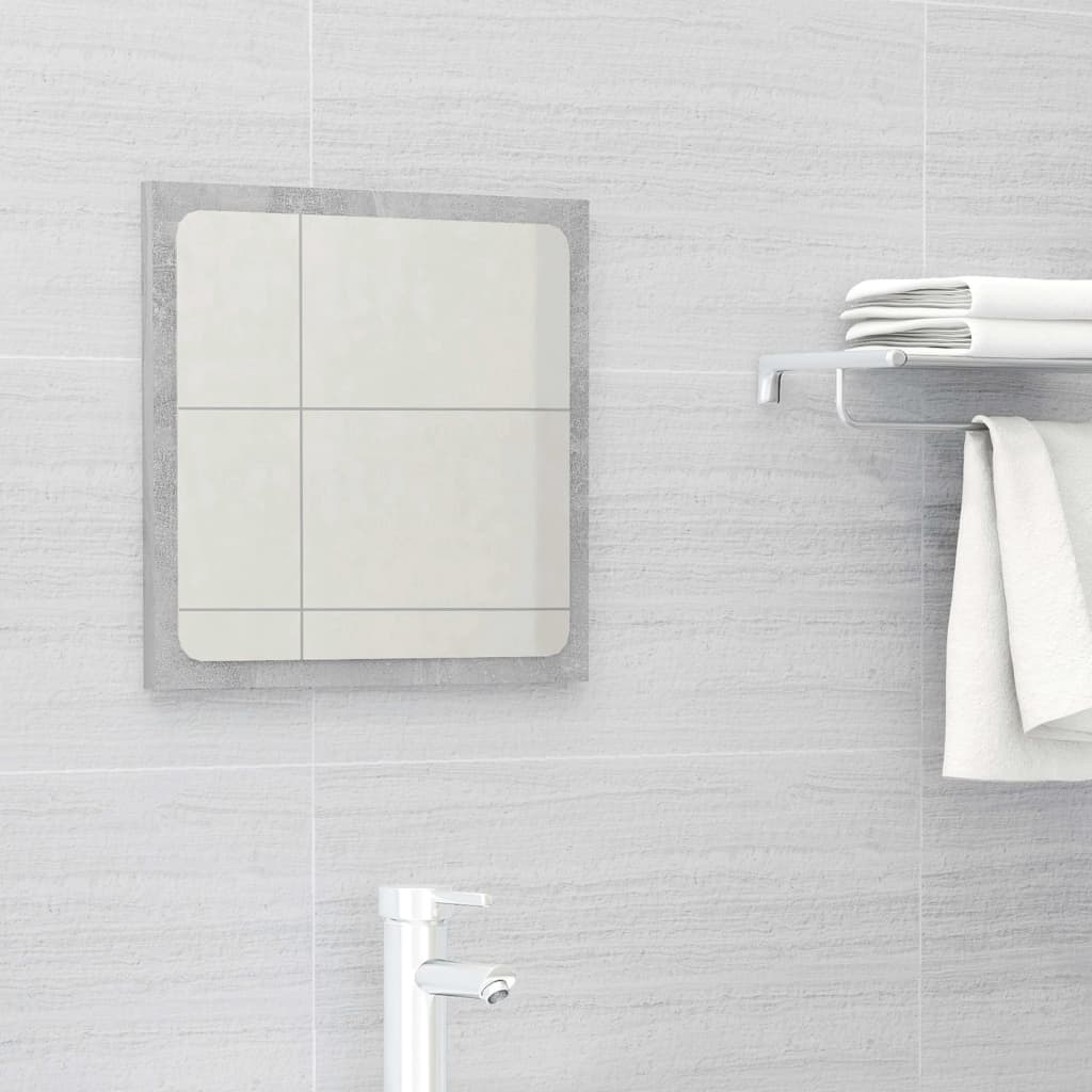 vidaXL Komplet kopalniškega pohištva betonsko sive barve iverna pl.