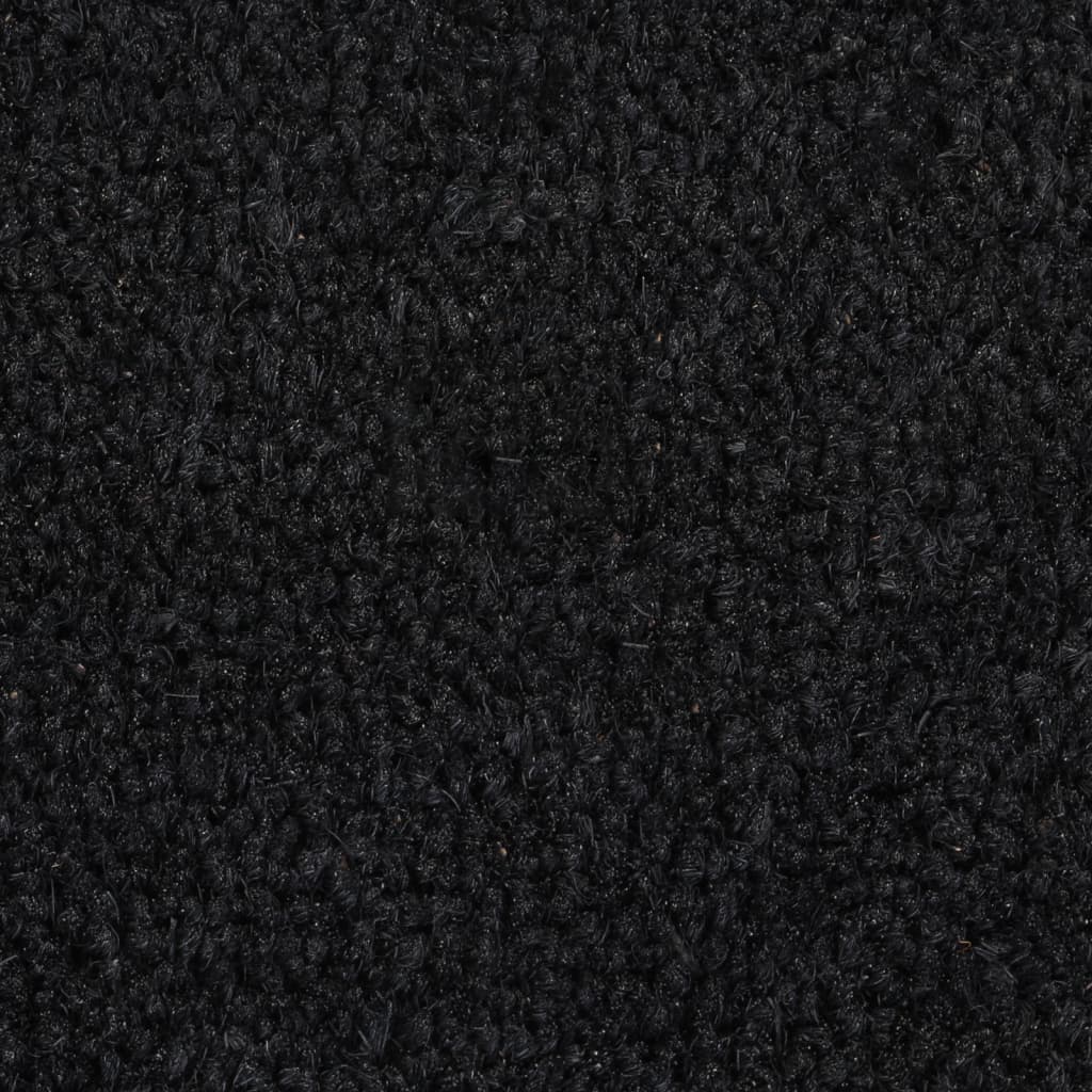 vidaXL Predpražnik črne barve 60x90 cm kokosova vlakna