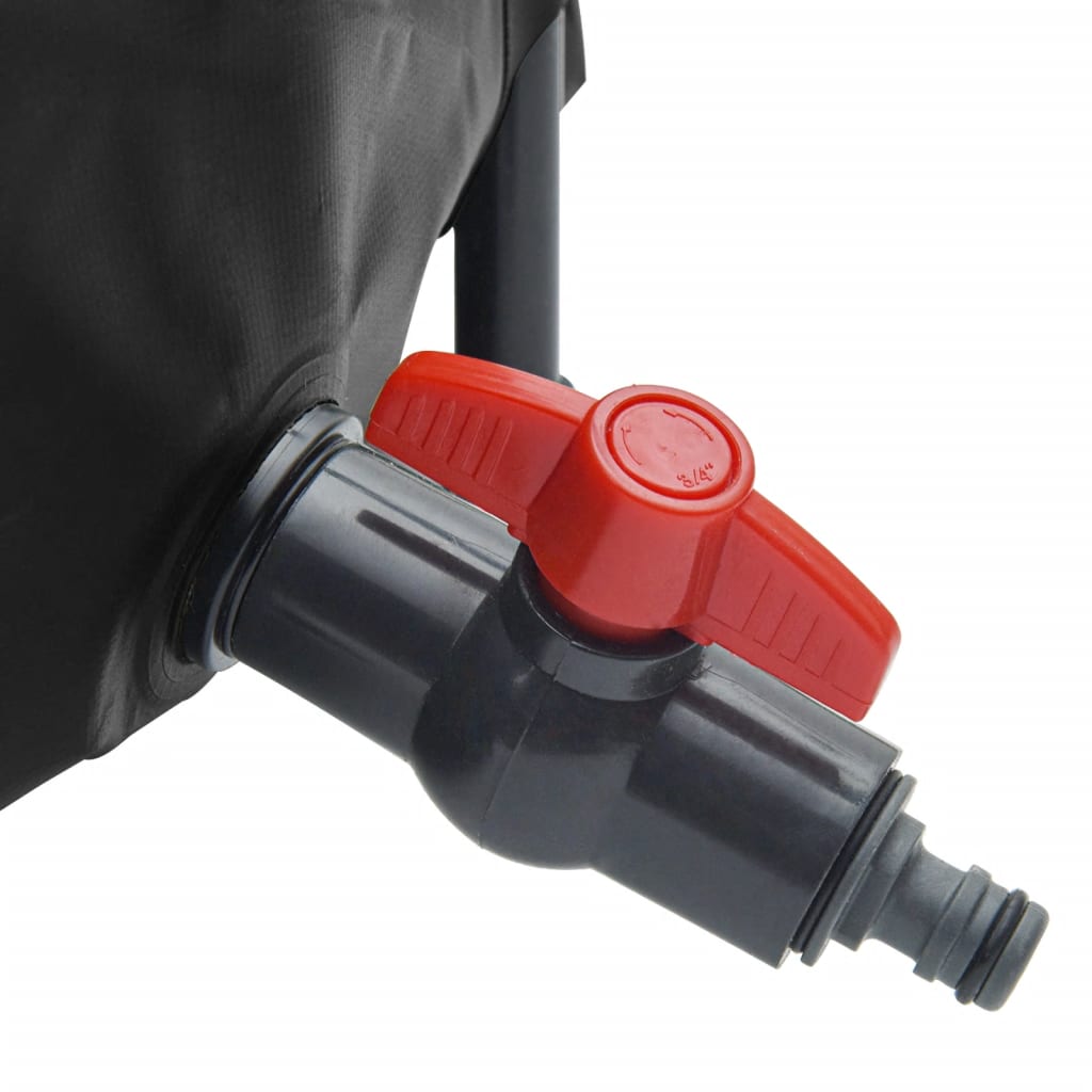 vidaXL Rezervoar za vodo s pipo zložljiv 250 L PVC