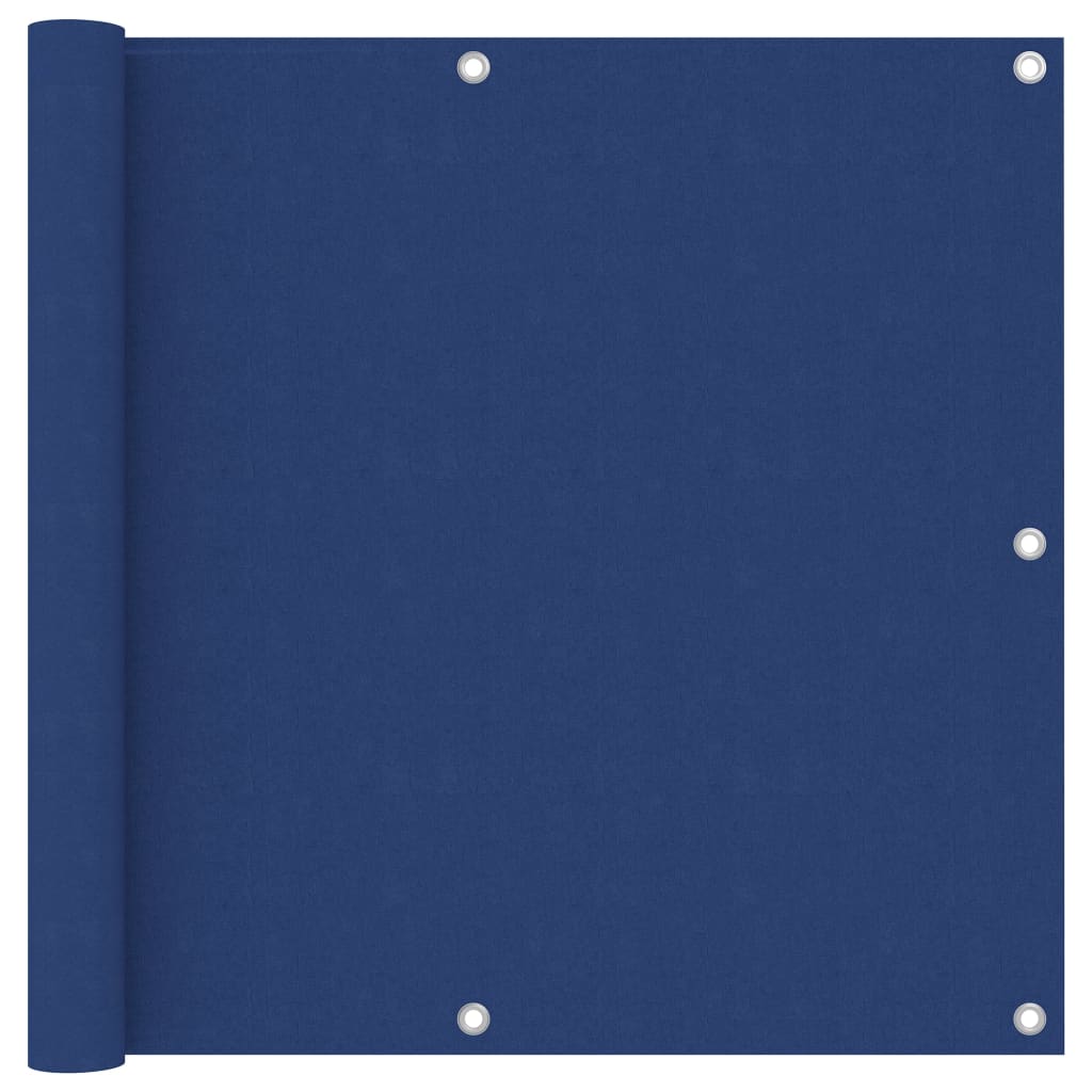 vidaXL Balkonsko platno modro 90x500 cm oksford blago