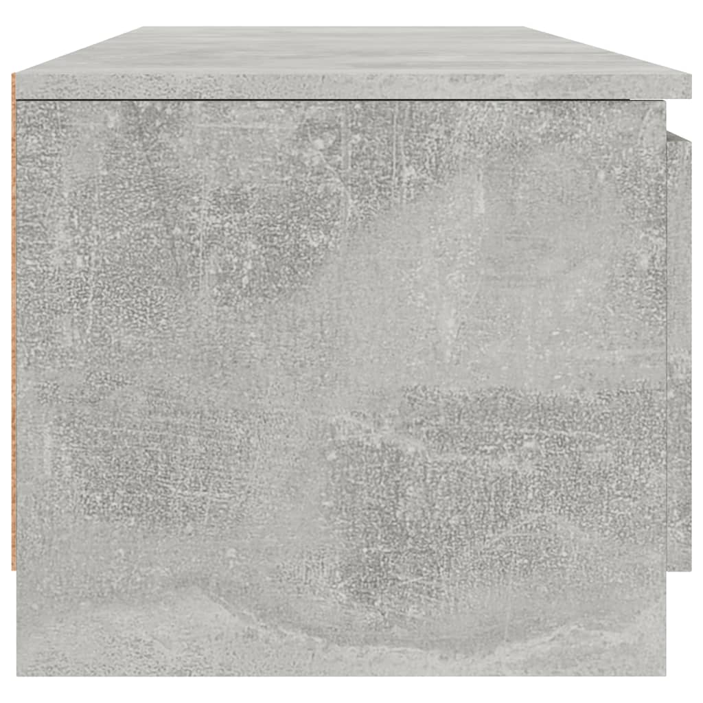 vidaXL TV omarica betonsko siva 140x40x35,5 cm iverna plošča