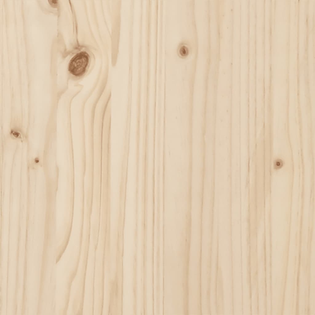 vidaXL Posteljni okvir z vzglavjem 160x200 cm trdna borovina
