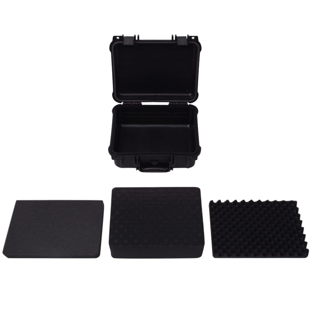 vidaXL Zaščitni kovček črne barve 35x29,5x15 cm