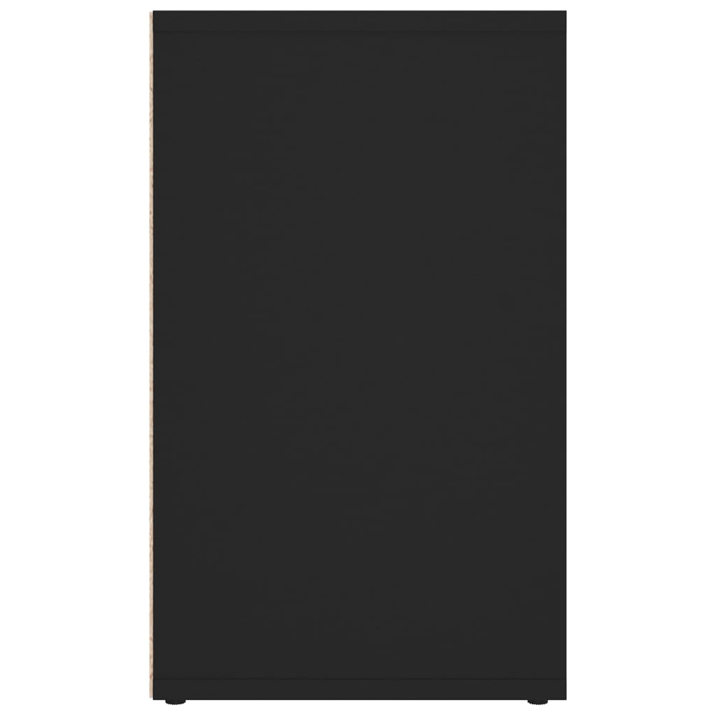vidaXL Omarica za čevlje črna 52,5x30x50 cm