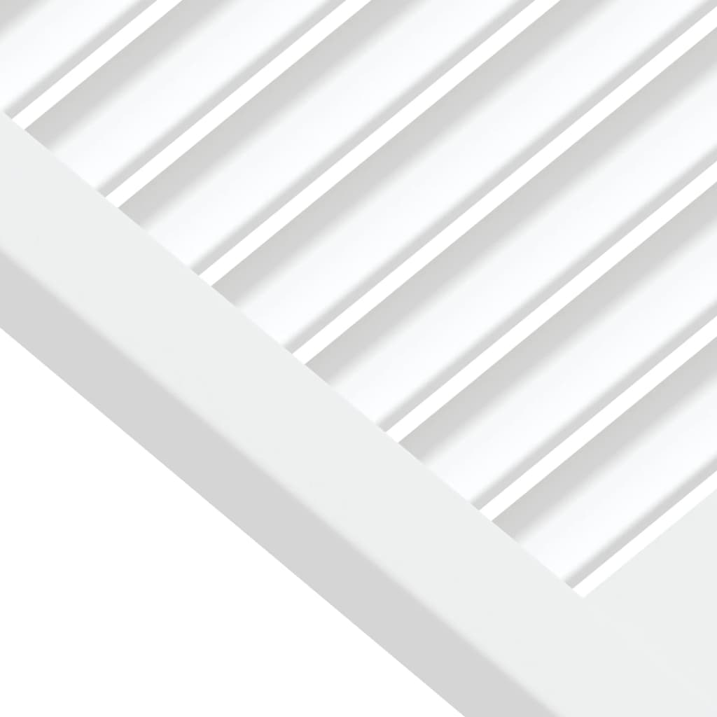 vidaXL Vrata za omarico z letvicami 4 kosi bela 61,5x49,4 cm borovina