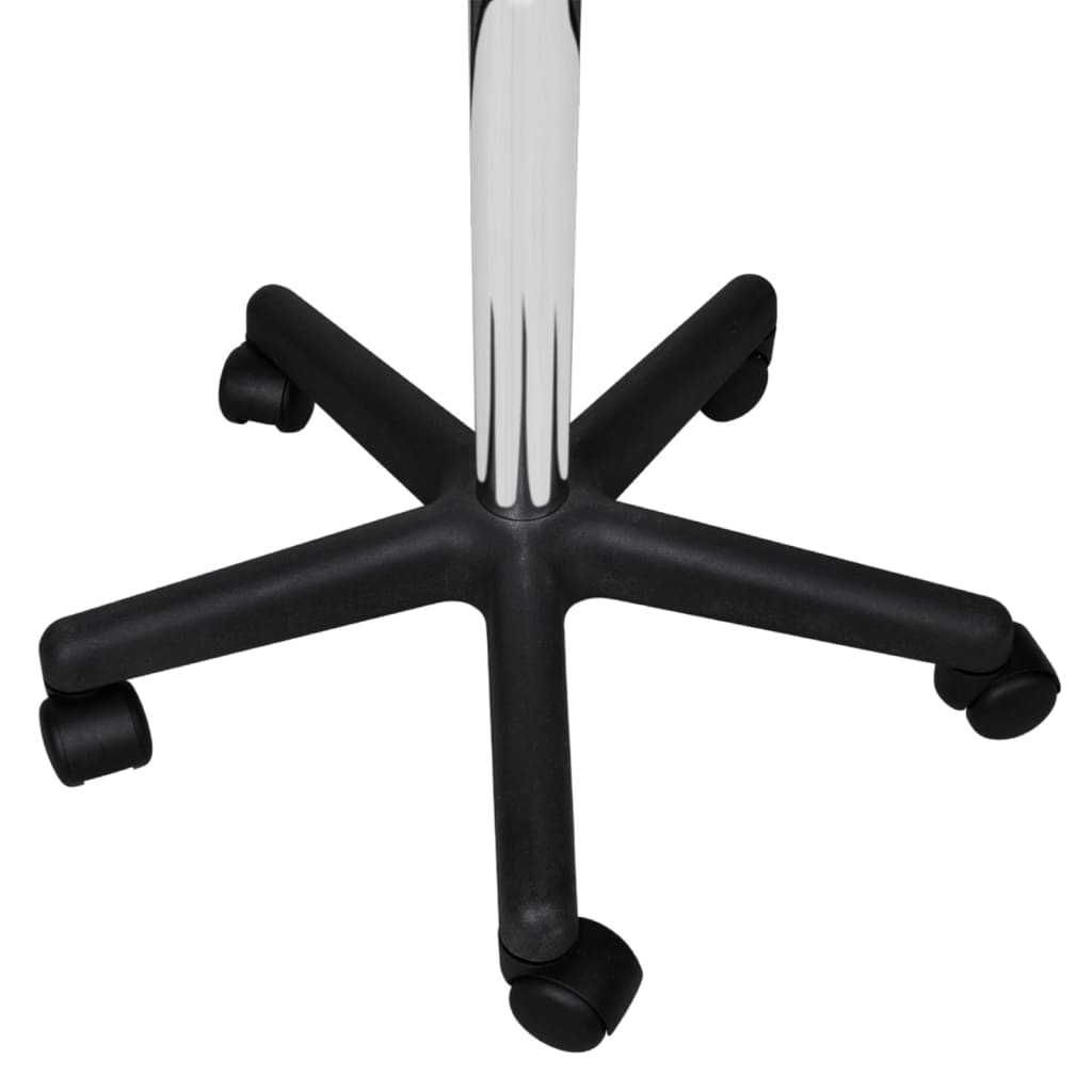 vidaXL Pisarniški stol bele barve