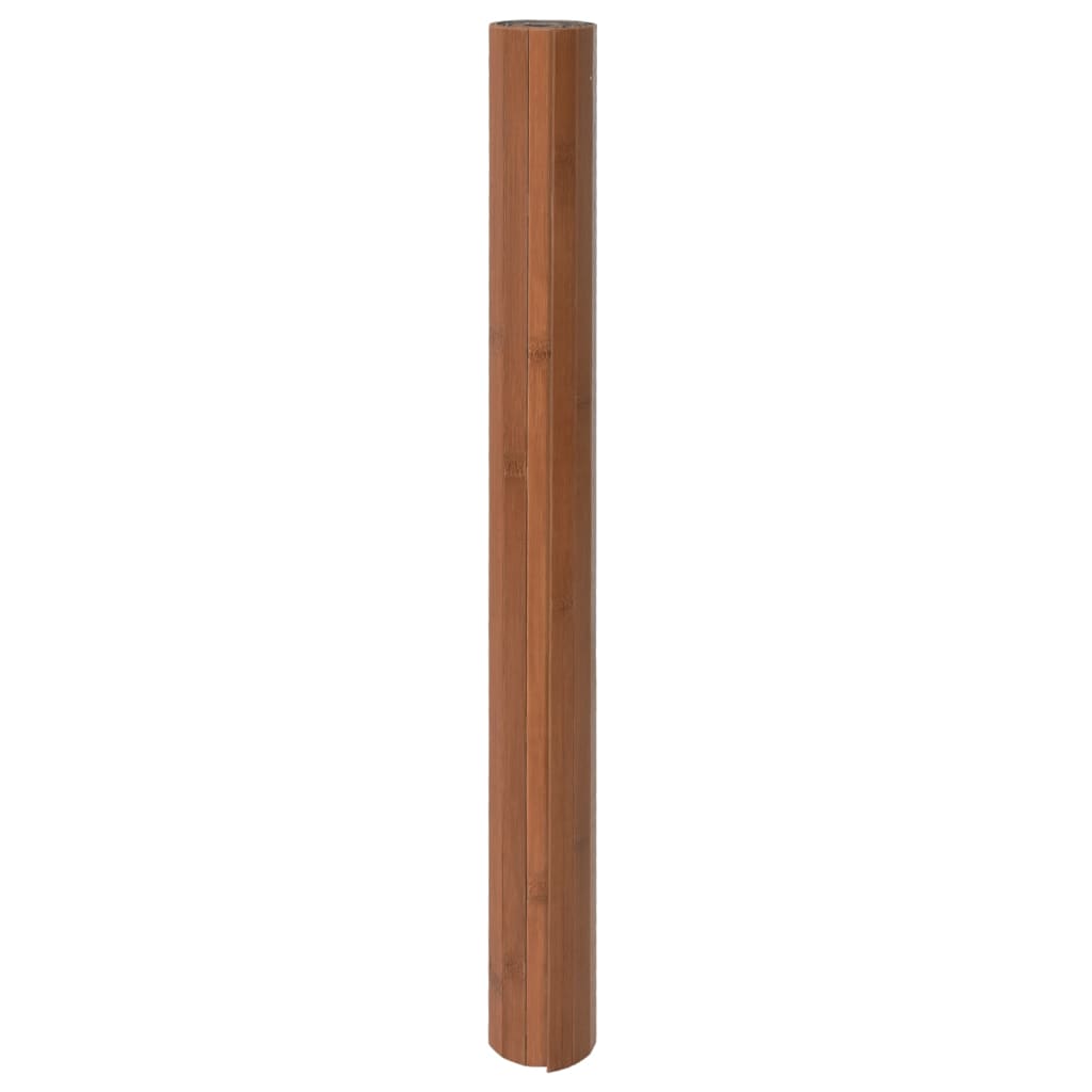 vidaXL Preproga pravokotna rjava 70x400 cm bambus