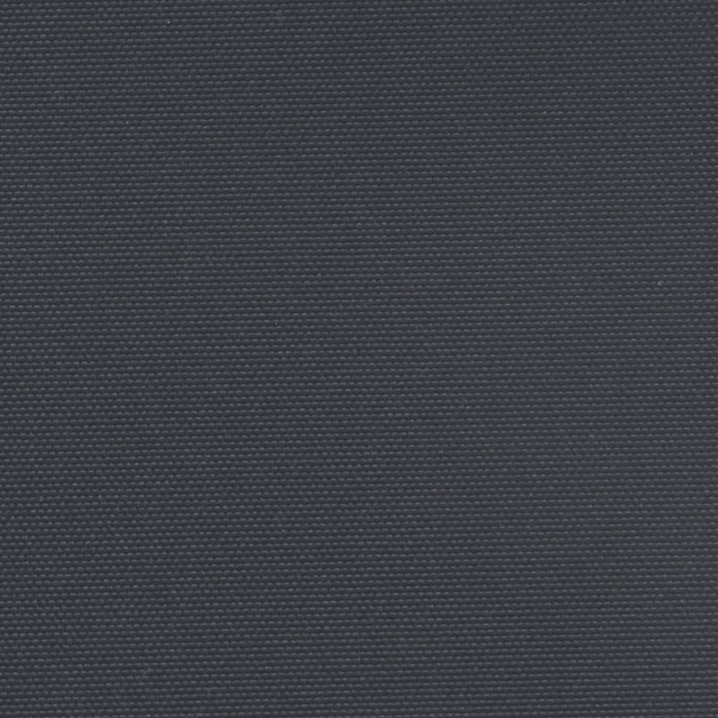 vidaXL Zložljiva stranska tenda črna 140x600 cm