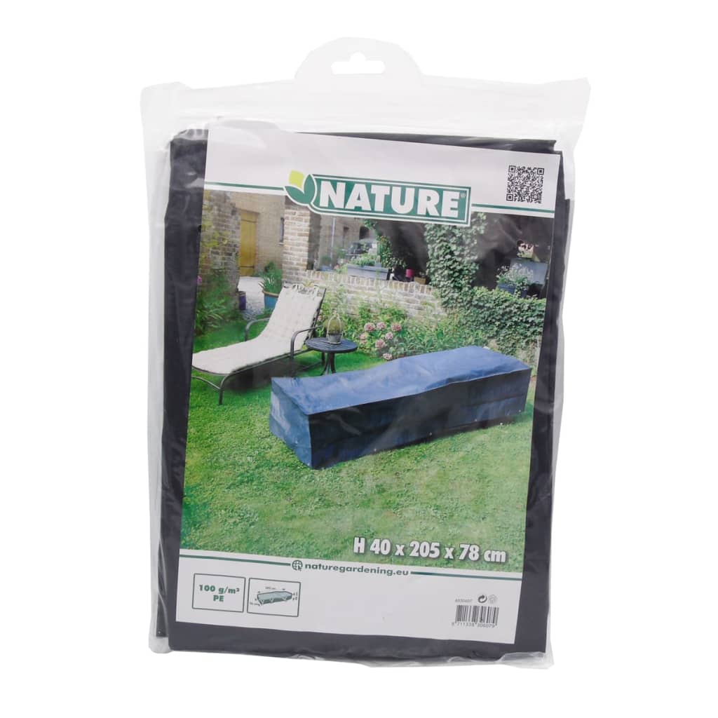 Nature Pokrivalo za vrtno pohištvo za ležalnike 205x78x40 cm