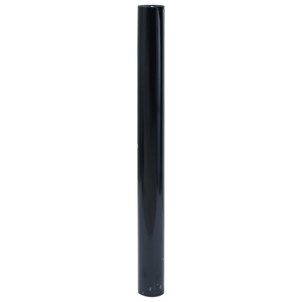 vidaXL Folija za okna statična matirana črna 90x1000 cm PVC