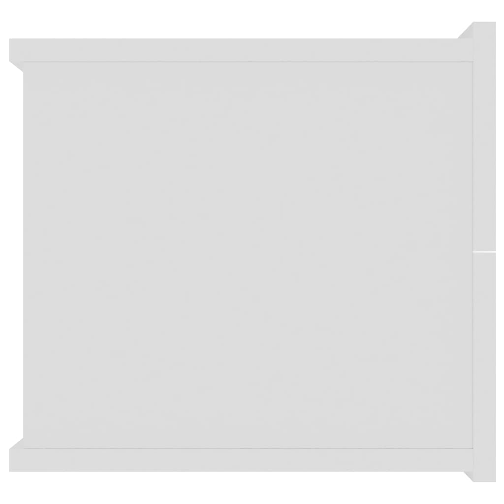 vidaXL Nočne omarice 2 kosa bele 40x30x30 cm iverna plošča