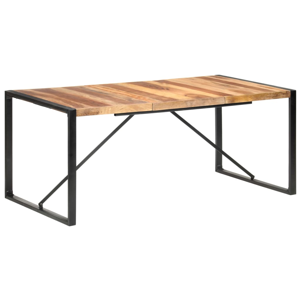 vidaXL Jedilna miza 180x90x75 cm trden les s finišem iz palisandra