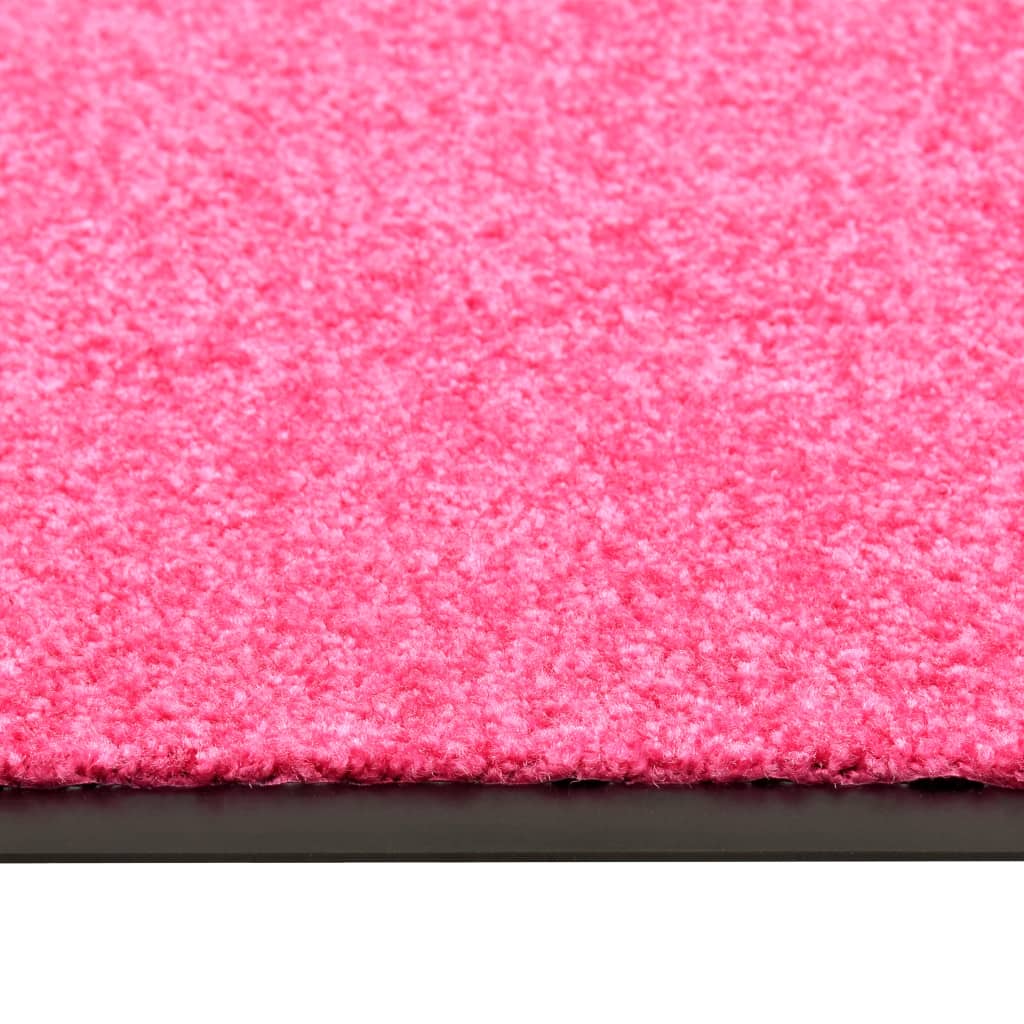 vidaXL Pralni predpražnik roza 60x180 cm