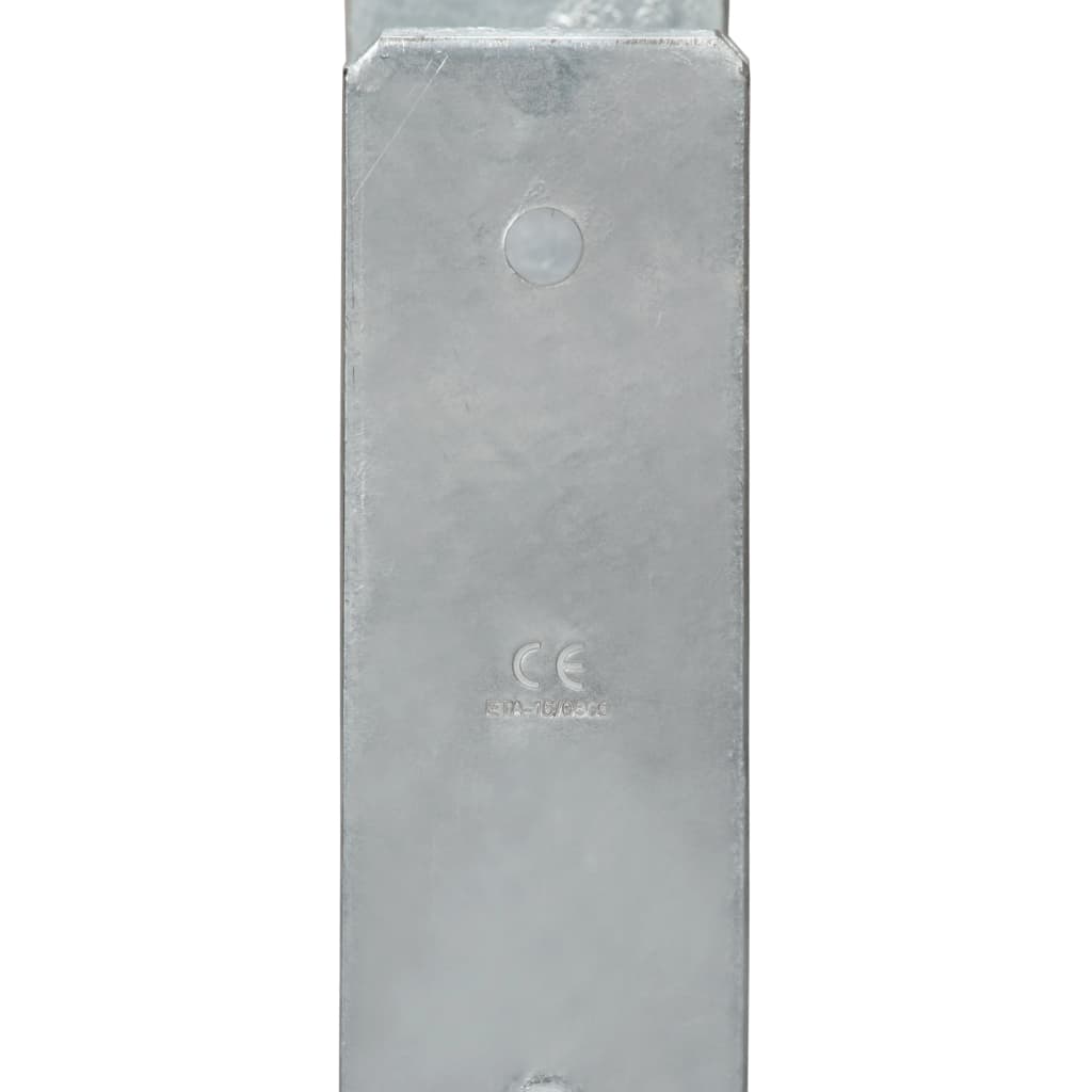 vidaXL Ograjna sidra 6 kosov srebrna 14x6x60 cm pocinkano jeklo