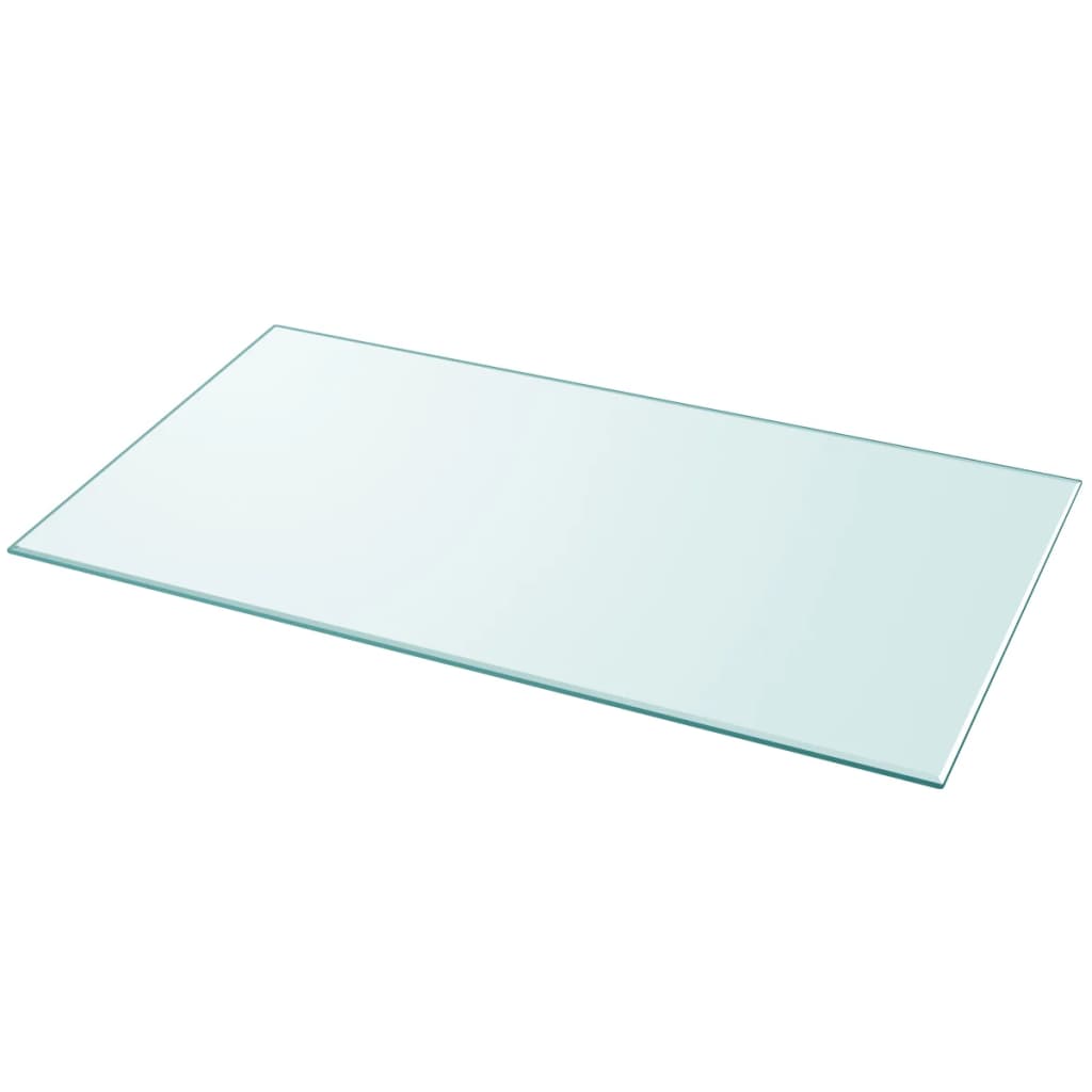 vidaXL Površina za Mizo Kaljeno Steklo Pravokotna 1200x650 mm