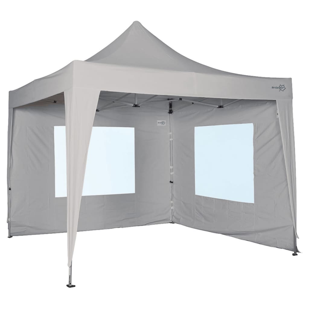 Bo-Camp Stranica z oknom za šotor siva 3x3 m