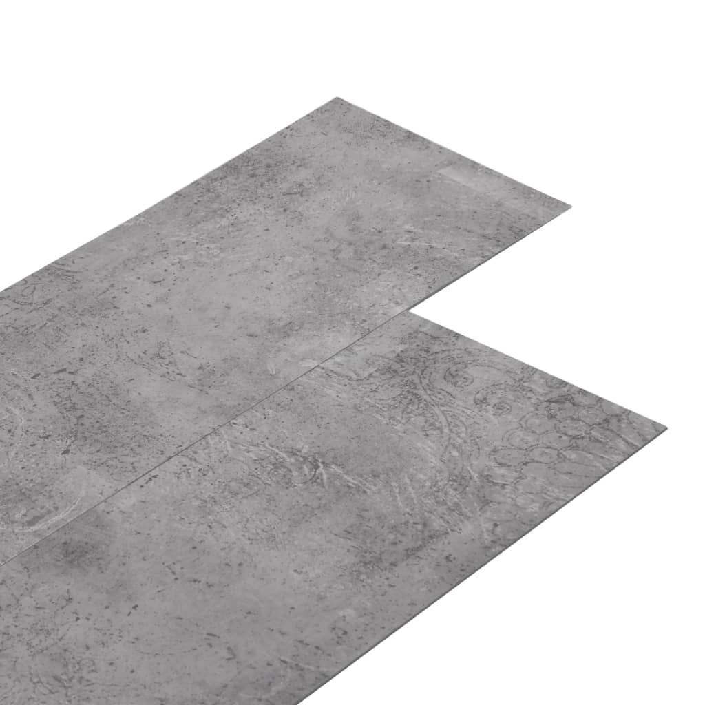 vidaXL PVC talne plošče 5,02 m² 2 mm samolepilne cementno rjave