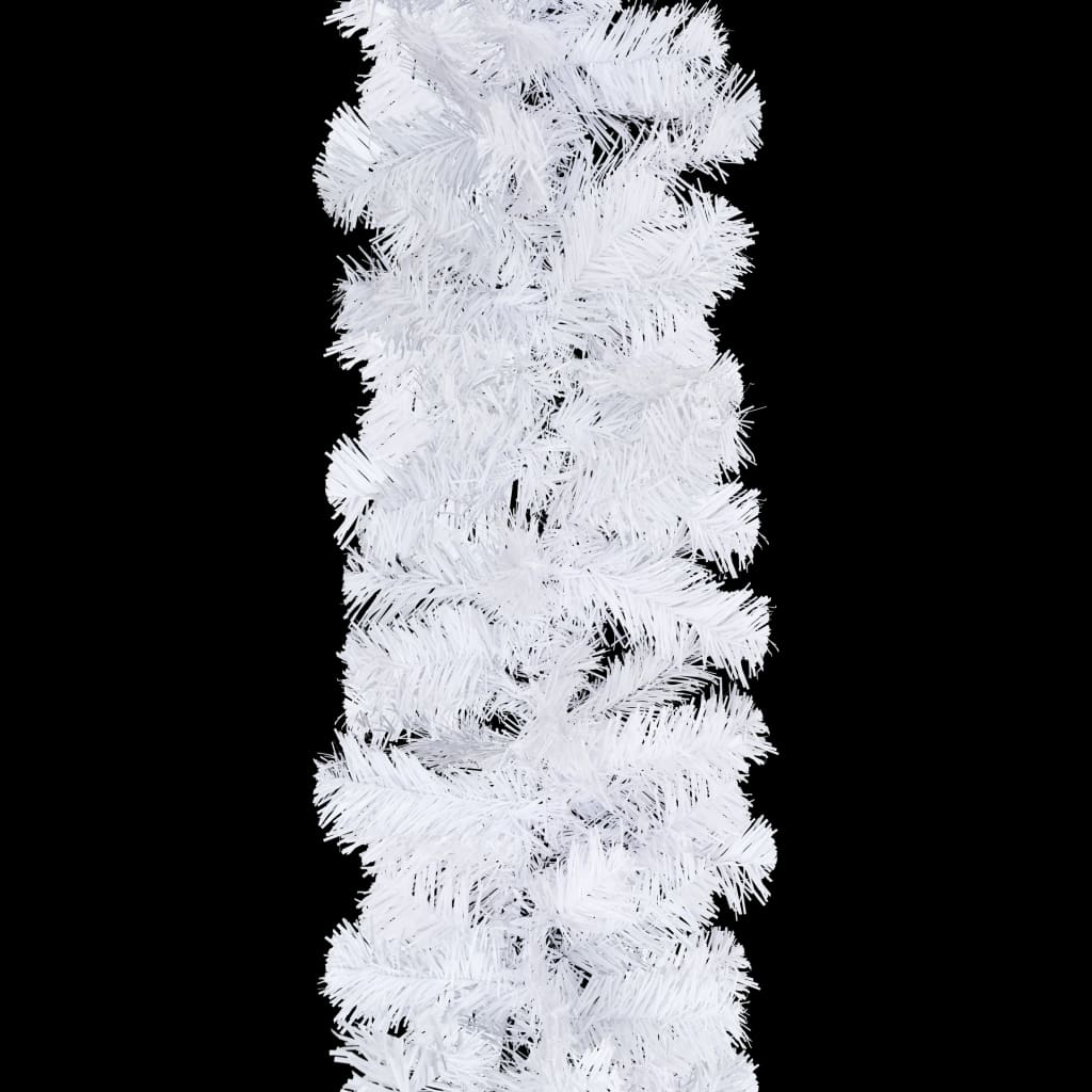 vidaXL Božične girlande 4 kosi bele 270 cm PVC