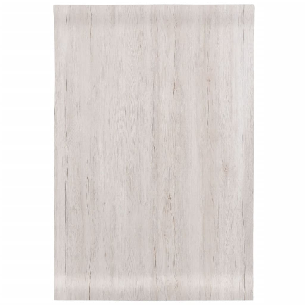 vidaXL Nalepke za pohištvo samolepilne videz lesa 90x500 cm PVC