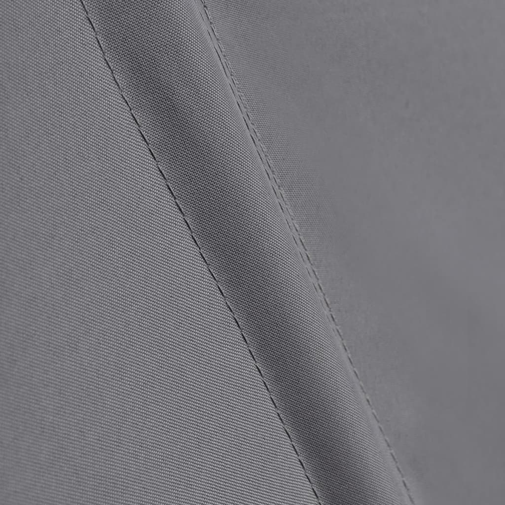 vidaXL Zložljivo stransko platno za balkon sivo 140x140 cm
