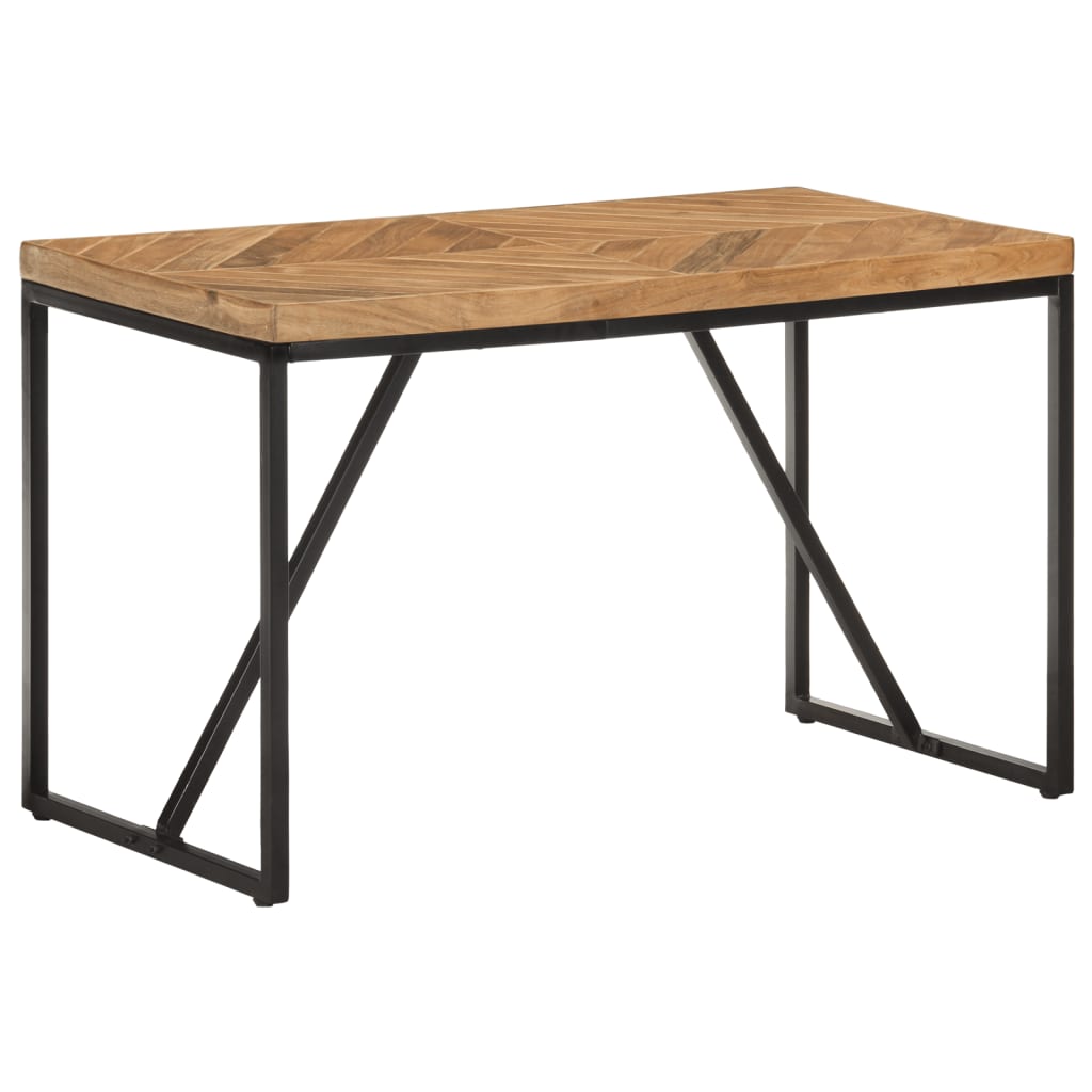vidaXL Jedilna miza 120x60x76 cm trden akacijev in mangov les