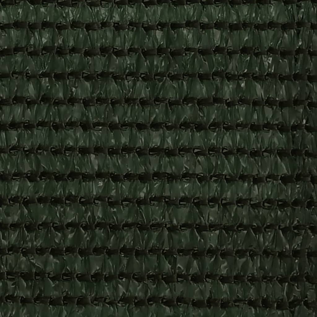 vidaXL Balkonsko platno temno zeleno 90x500 cm HDPE