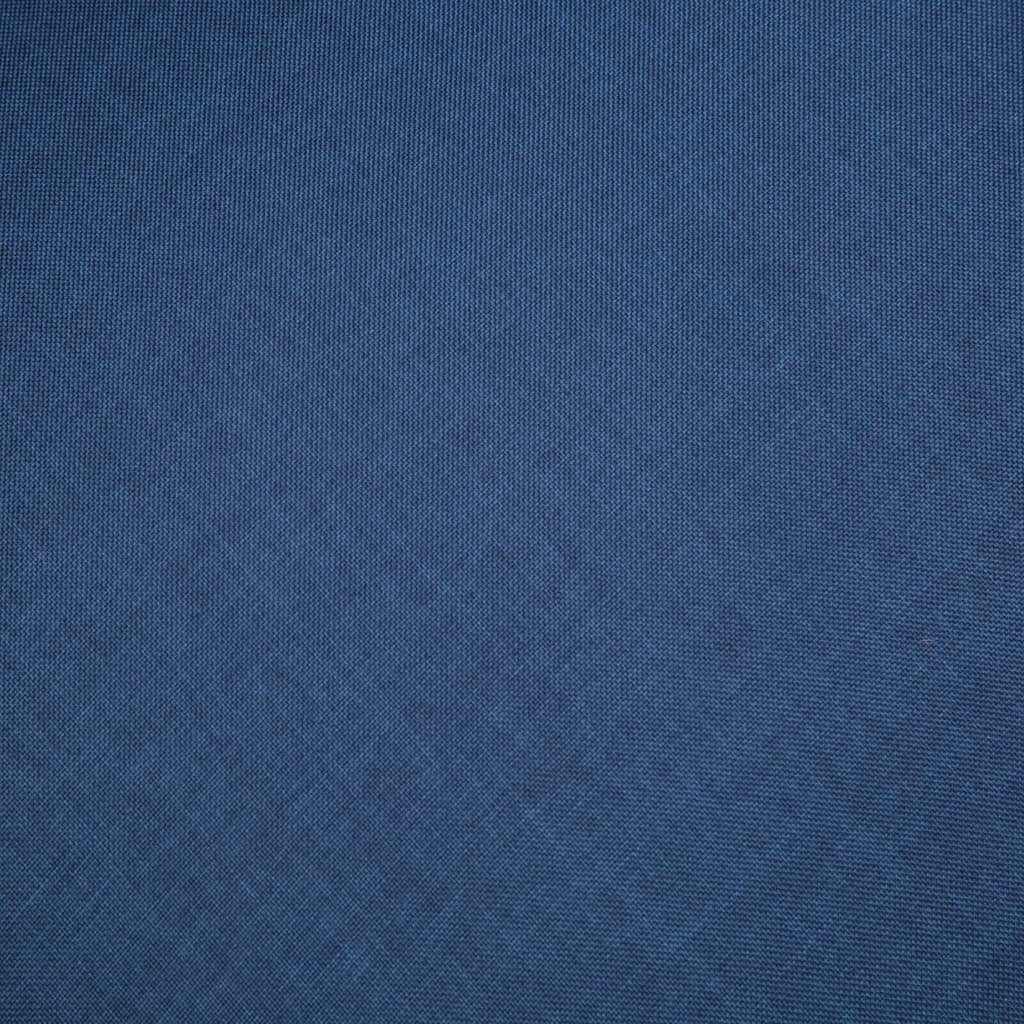 vidaXL Kavč dvosed iz blaga modre barve