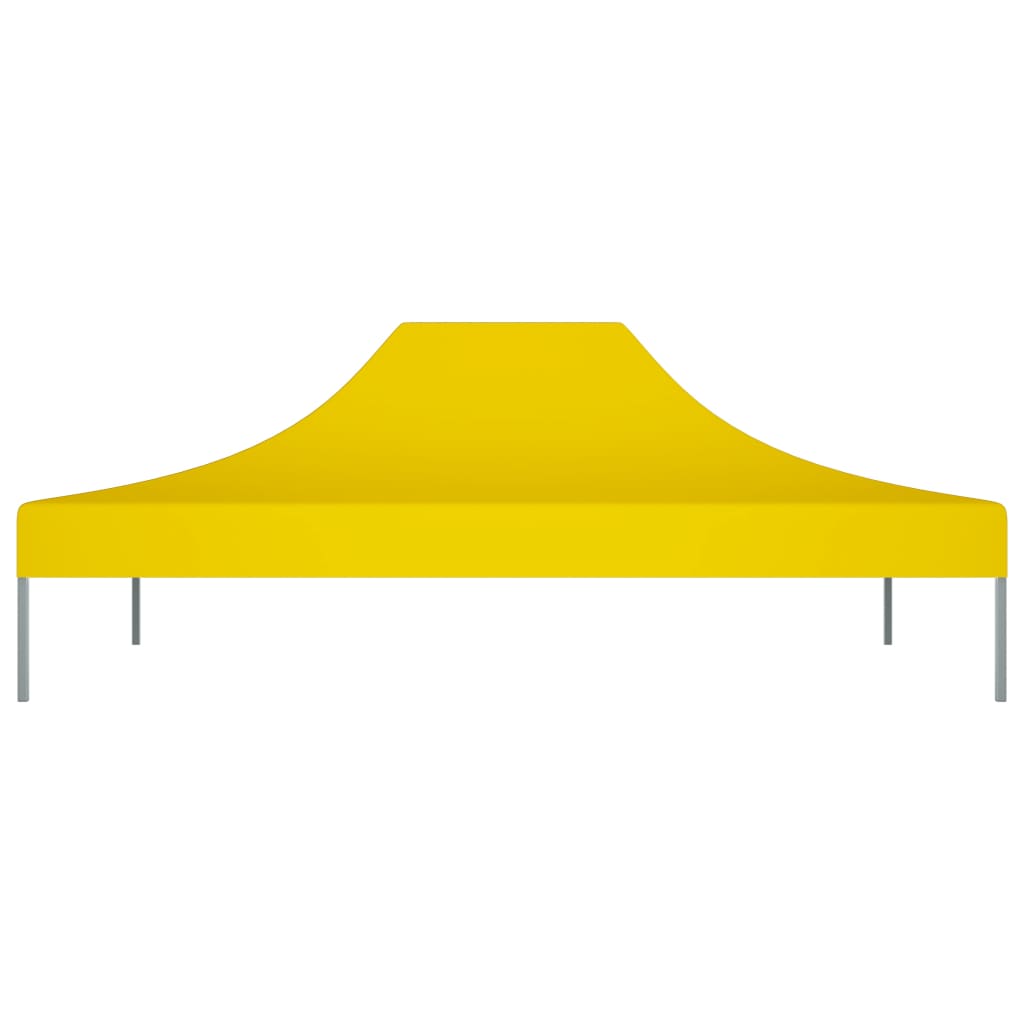 vidaXL Streha za vrtni šotor 4x3 m rumena 270 g/m²