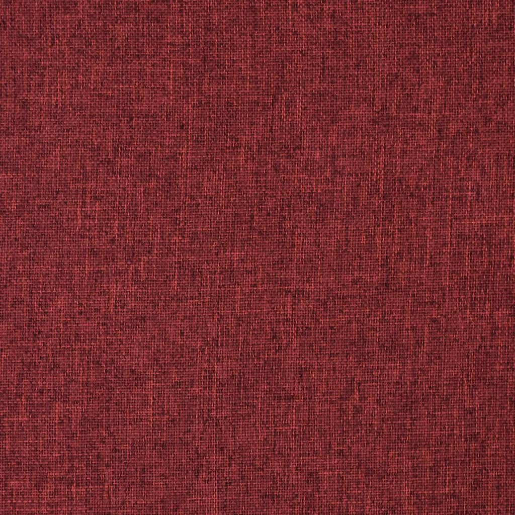 vidaXL Vrtljiv talni stol vinsko rdeče blago