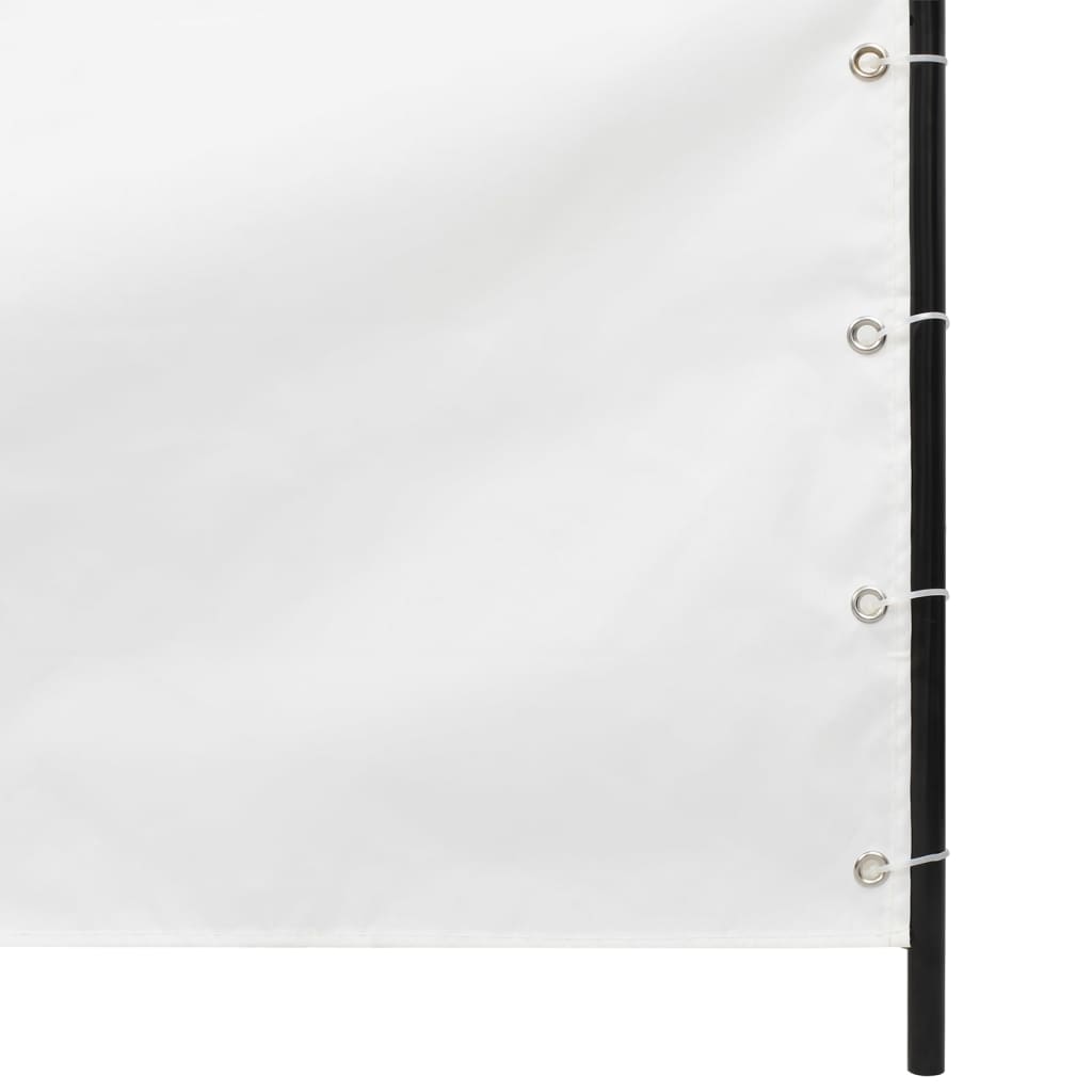vidaXL Balkonsko platno belo 80x240 cm tkanina Oxford