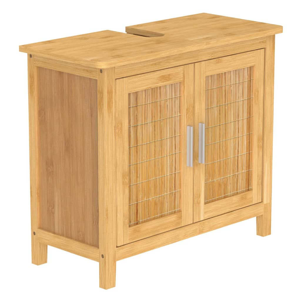 EISL Kopalniška omarica za umivalnik bambus 67x28x60 cm