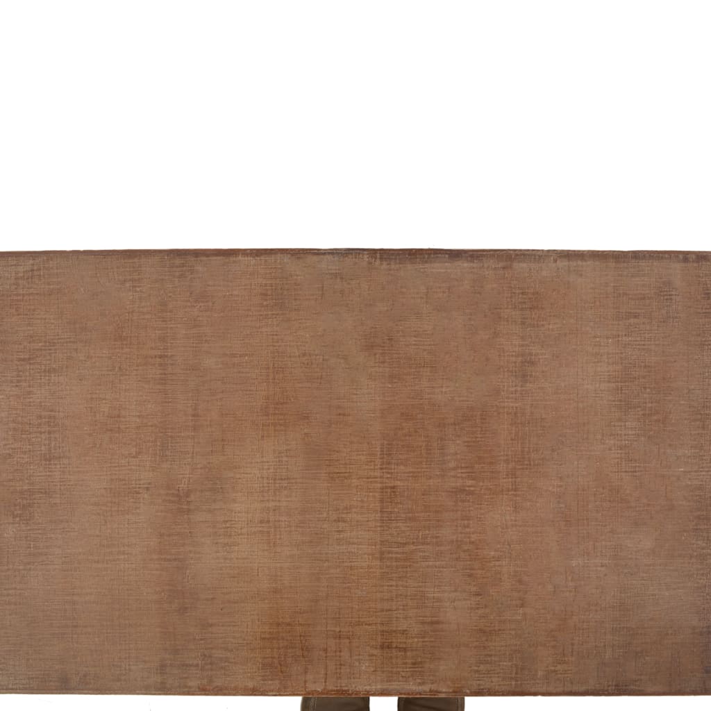 vidaXL Klubska mizica trden les jelke 91x51x38 cm rjave barve
