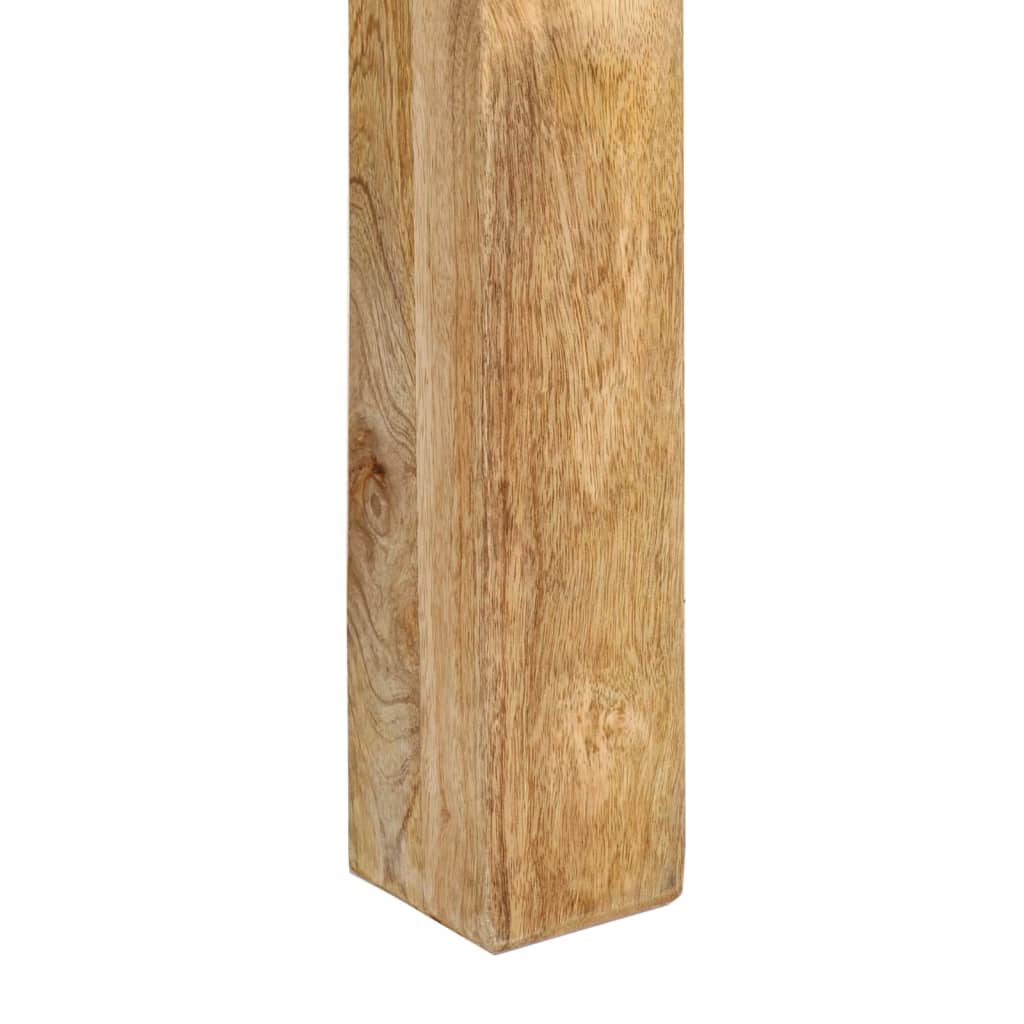 vidaXL Klubska mizica 55x55x35 cm trden mangov les