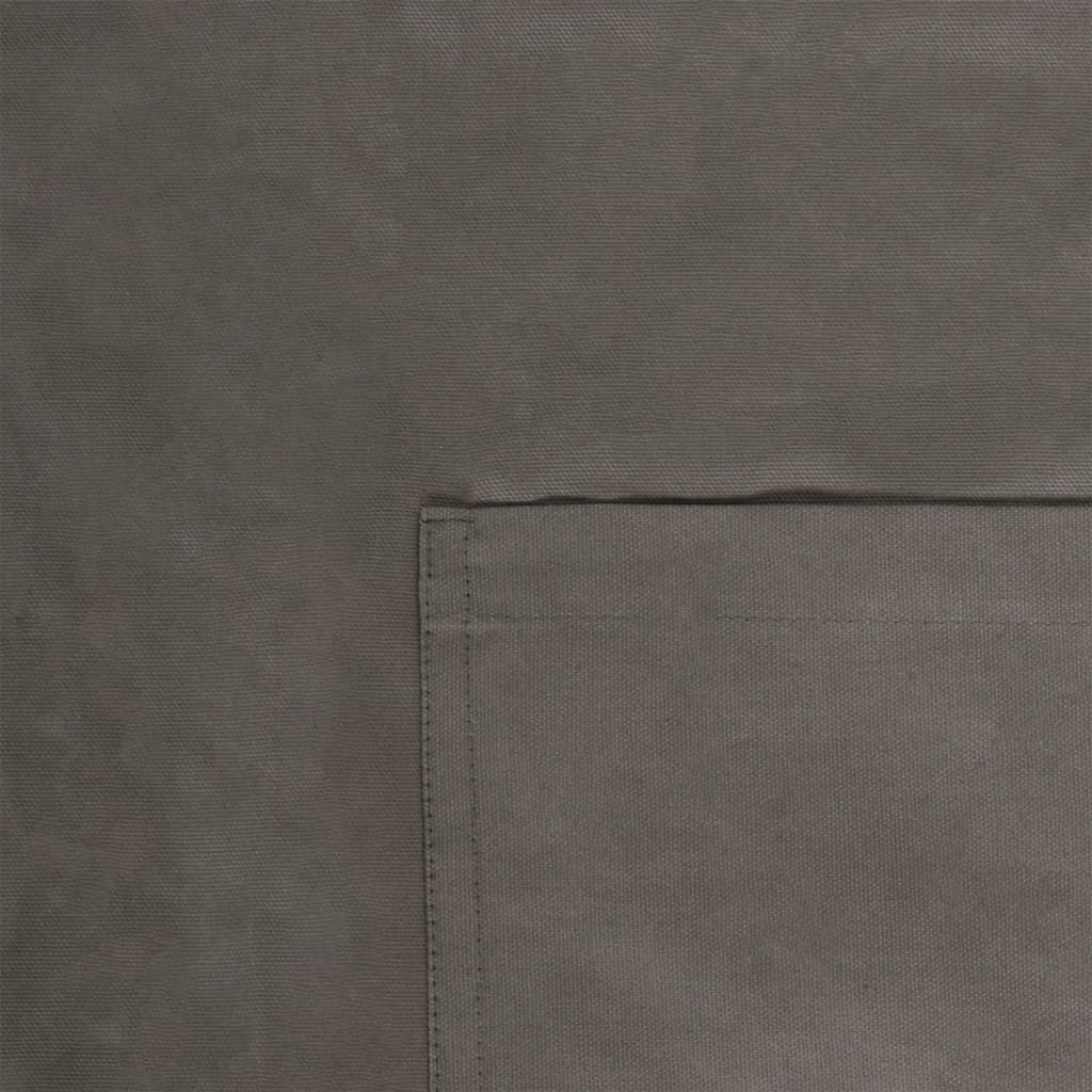 vidaXL Komplet brisač 15-delni z držali za lonce črn bombaž