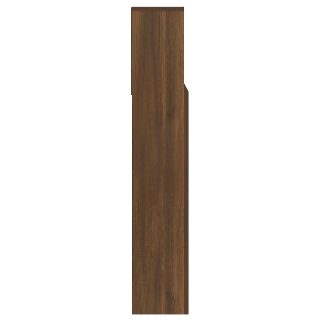 vidaXL Vzglavna omarica rjavi hrast 140x19x103,5 cm