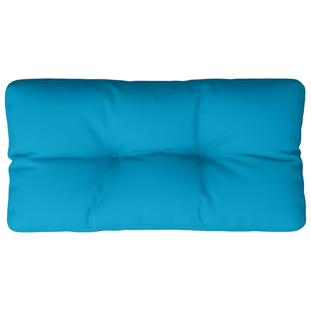 vidaXL Blazina za kavč iz palet modra 80x40x12 cm