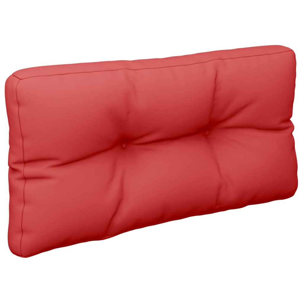 vidaXL Blazina za kavč iz palet rdeča 70x40x12 cm