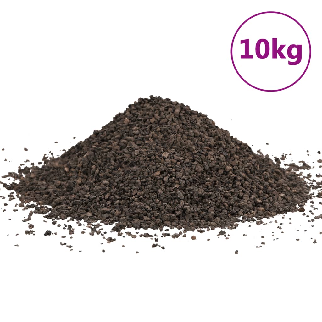 vidaXL Bazaltni gramoz 10 kg črn 1-3 mm