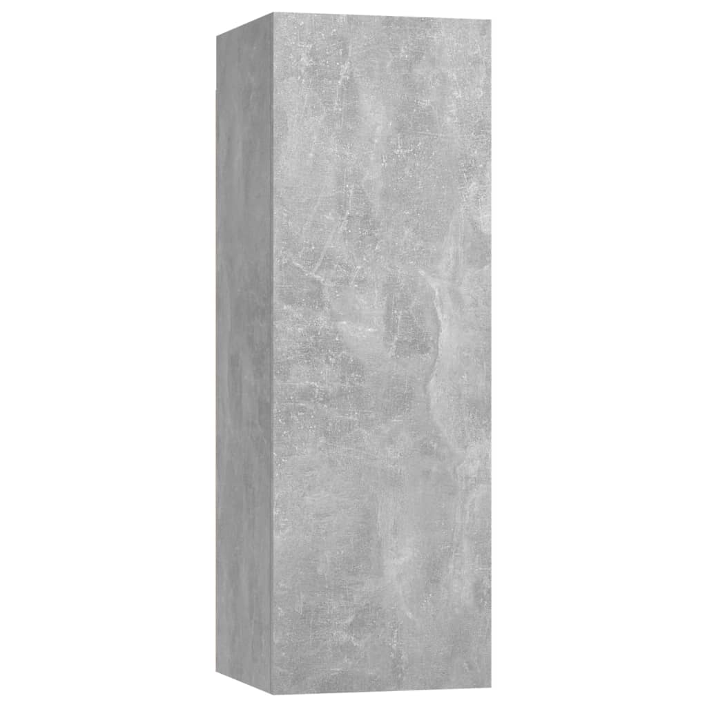 vidaXL Komplet TV omaric 7-delni betonsko siva iverna plošča