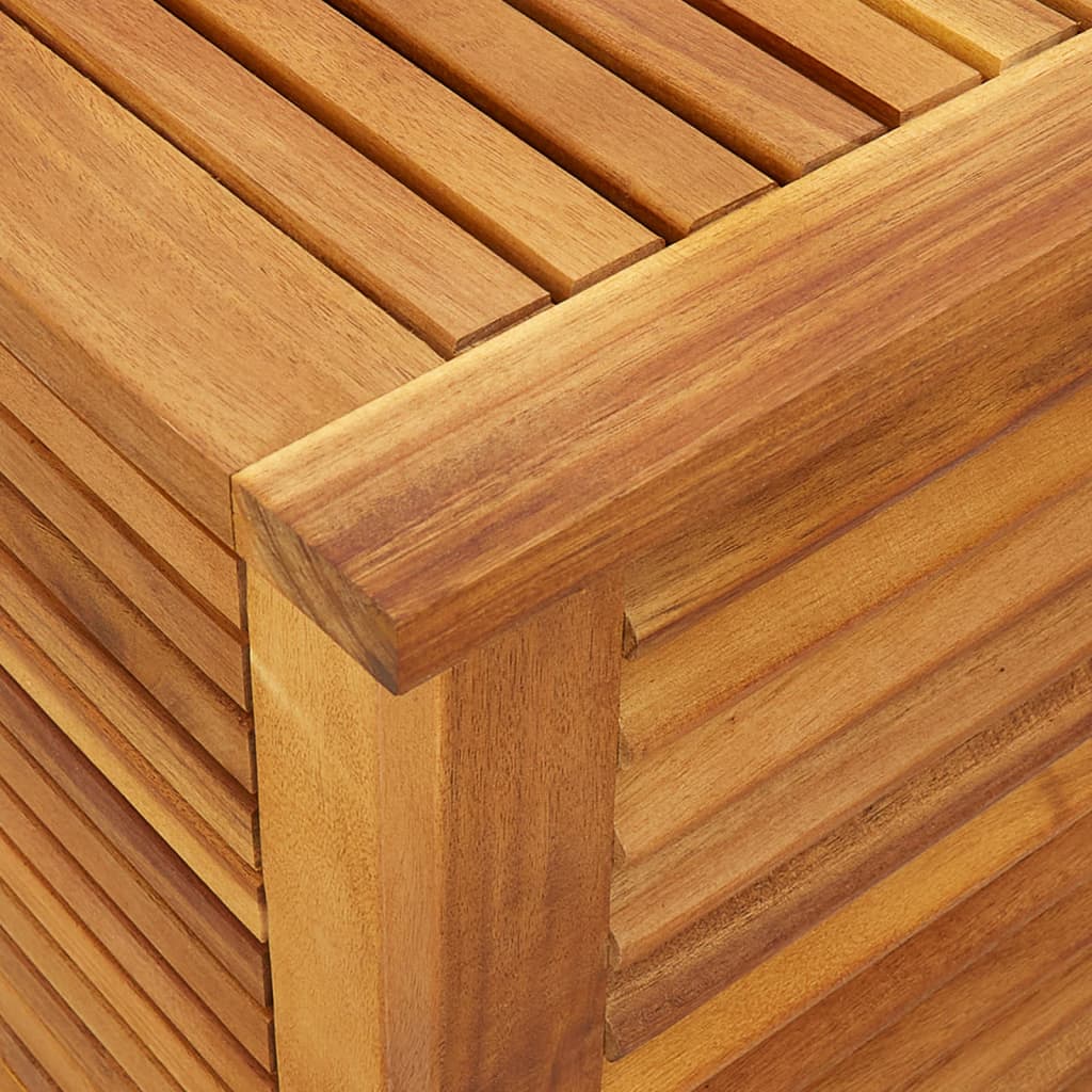 vidaXL Vrtna škatla za shranjevanje 60x50x56 cm trden akacijev les