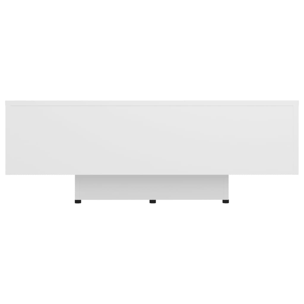 vidaXL Klubska mizica bela 85x55x31 cm iverna plošča