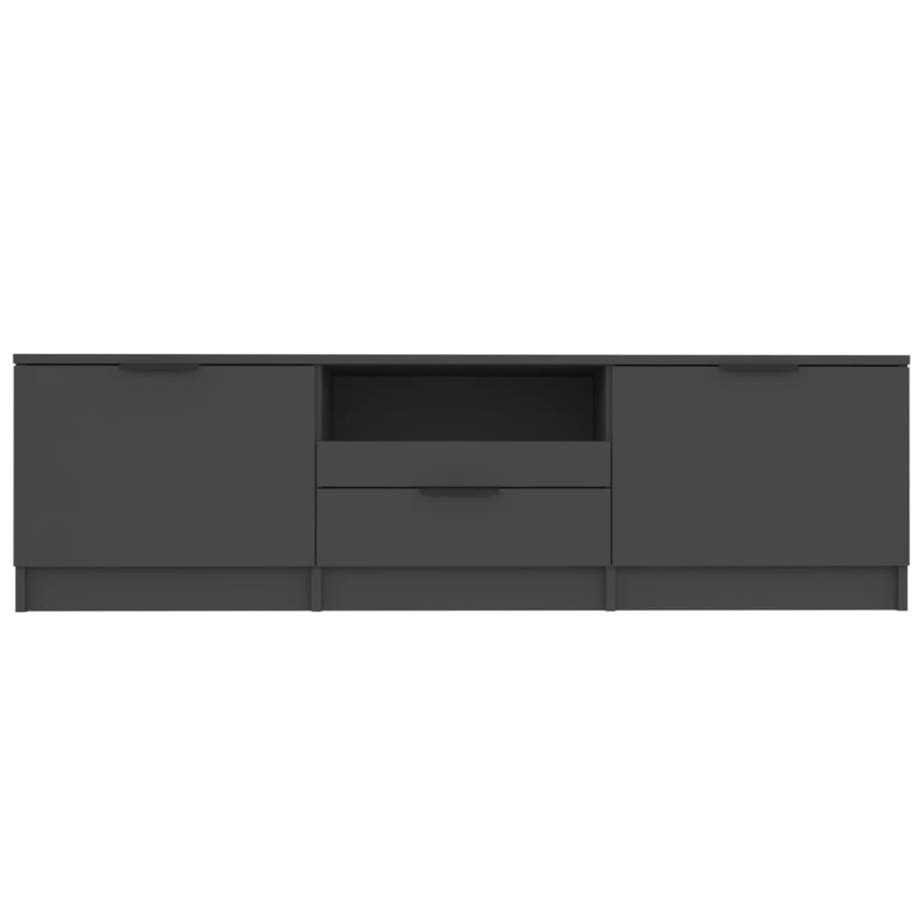 vidaXL TV omarica črna 140x35x40 cm konstruiran les