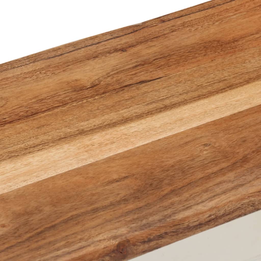 vidaXL Škatla za shranjevanje 110x30x40 cm trden akacijev les