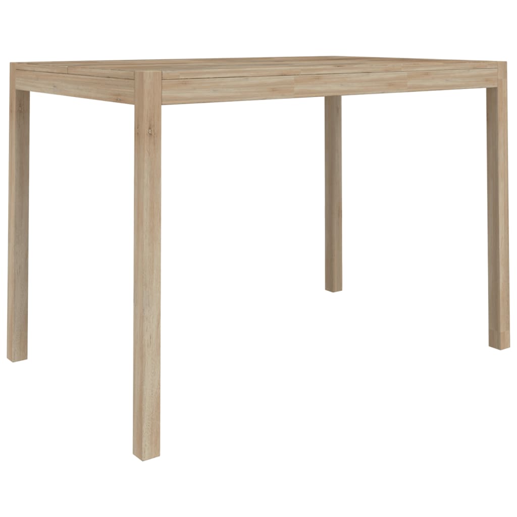 vidaXL Jedilna miza 110x70x75 cm trden akacijev les