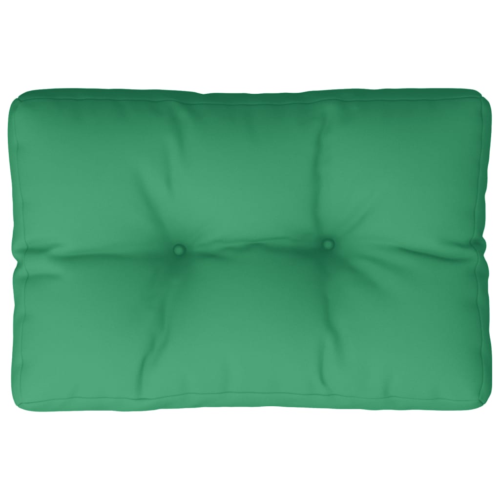 vidaXL Blazina za kavč iz palet zelena 50x40x12 cm